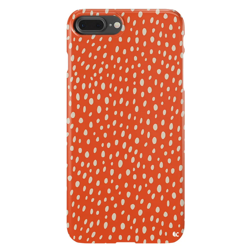 Polka Dots on Orange